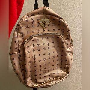 cotton canvas mini backpack brown green black Cotton Canvas Backpack  123 Farm